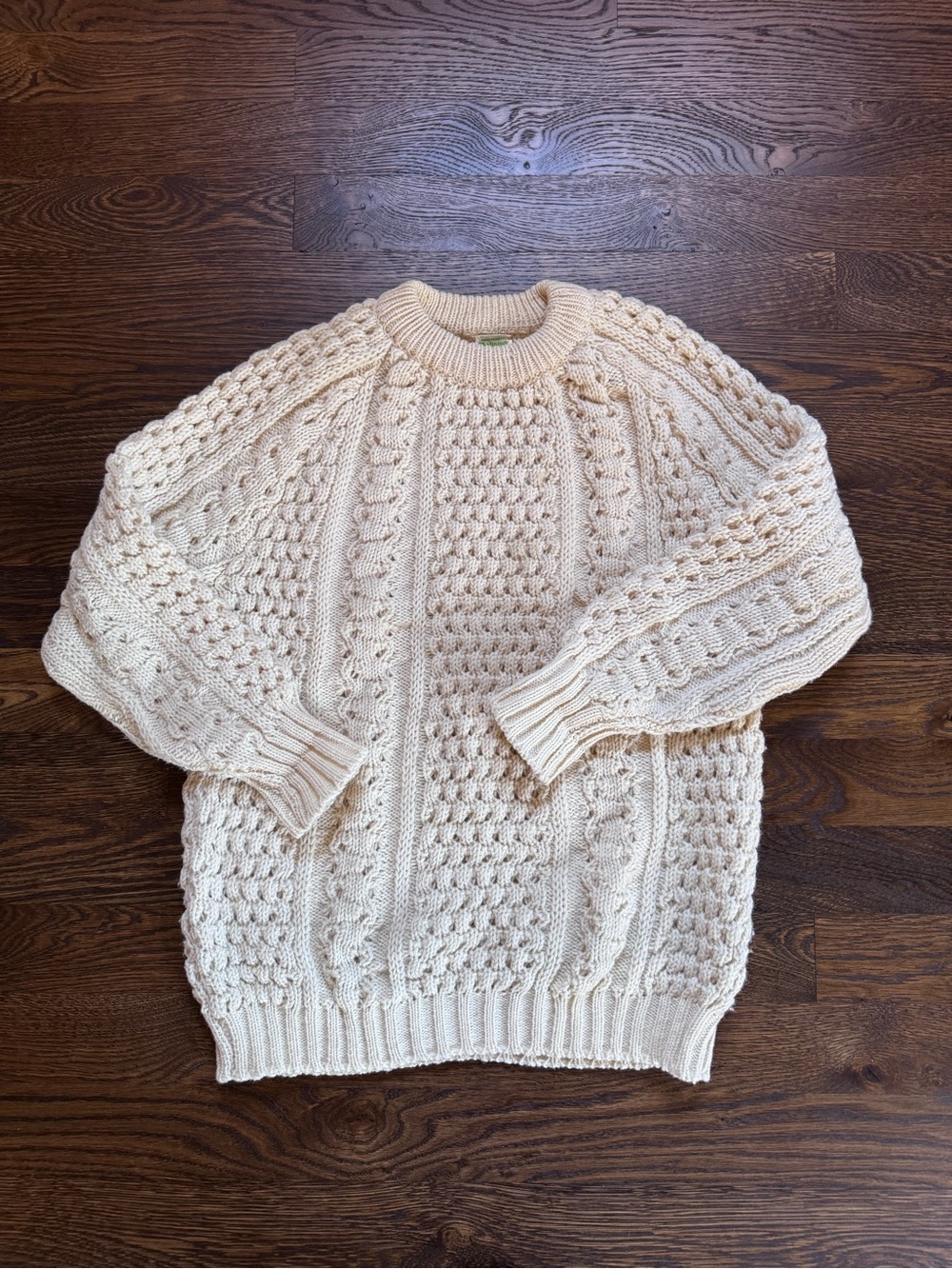 Vintage Irish Wool Sweater (Large)
